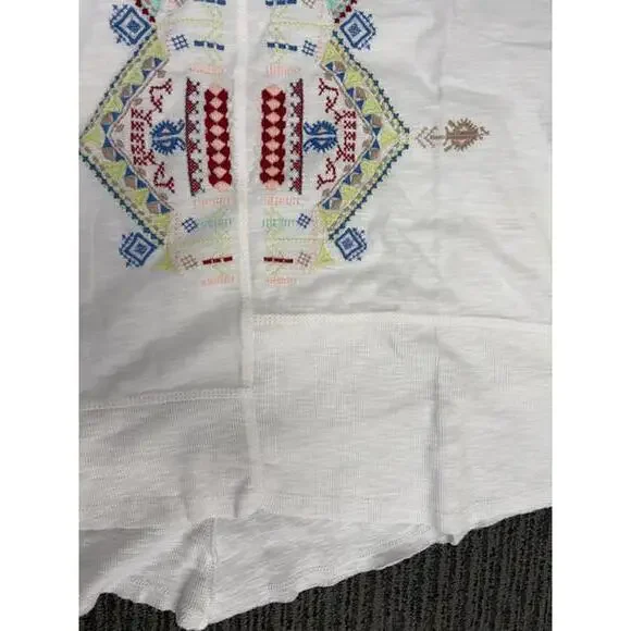 NWT New Sundance Catalog Embroidered Tonal Modern Tribe Blouse XL - Picture 4 of 6
